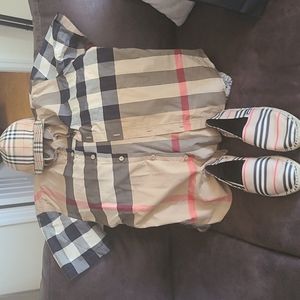Men's Burberry Shirt & Hat